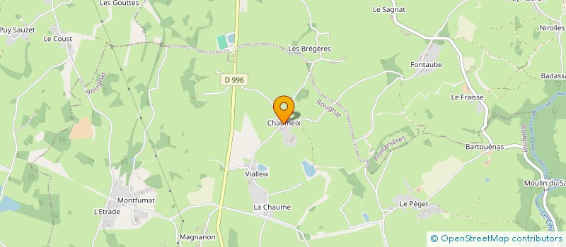 localisation de l'entreprise EARL CLAVAUD  ROUGNAT