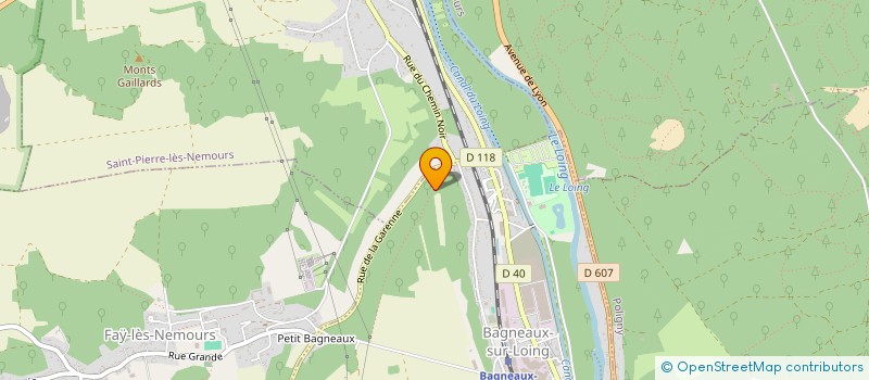 localisation de l'entreprise EARL CLAVELOU  BAGNEAUX-SUR-LOING