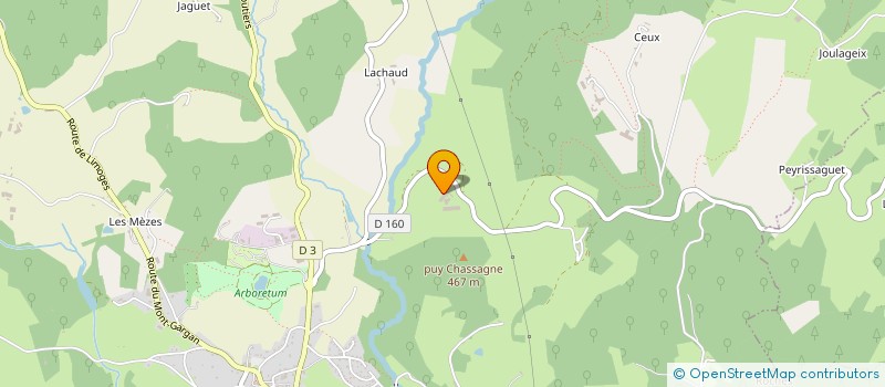 localisation de l'entreprise EARL CLEDAT  CHAMBERET