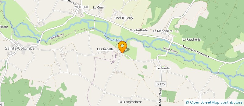 localisation de l'entreprise EARL CLEMENT à LES PINS