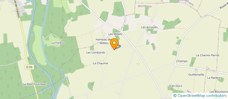 localisation de l'entreprise EARL CLEMENT JEAN-MICHEL à MONTBOUY
