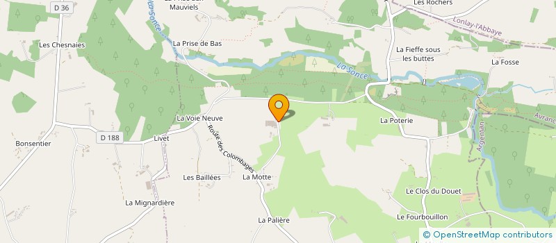 localisation de l'entreprise EARL CLOUARD à SAINT-GEORGES-DE-ROUELLEY