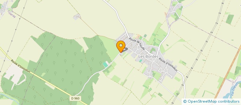 localisation de l'entreprise EARL CLOUX à LES BORDES
