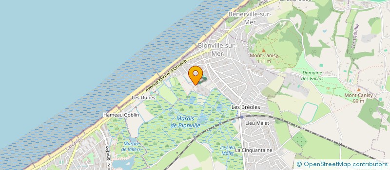 localisation de l'entreprise EARL CLVP  BLONVILLE-SUR-MER