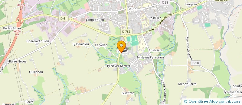 localisation de l'entreprise EARL CMA à BRIEC