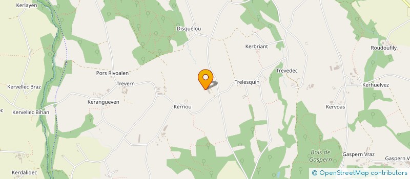 localisation de l'entreprise EARL COAT MATHIEU  SCRIGNAC