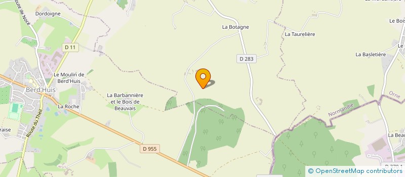 localisation de l'entreprise EARL COCQ DE LORIERE à VAL-AU-PERCHE