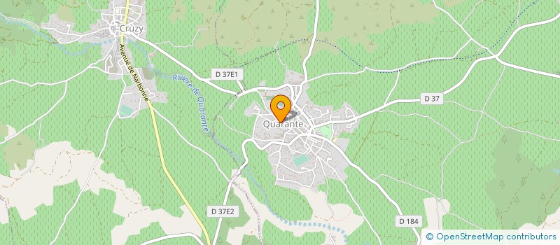 localisation de l'entreprise EARL COEMERAC à QUARANTE