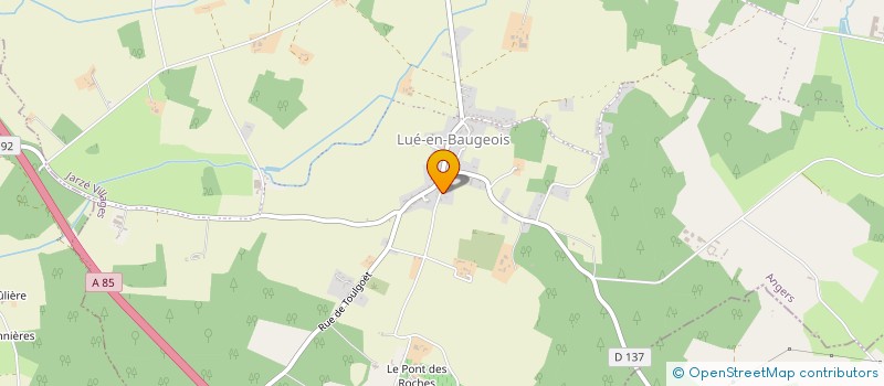 localisation de l'entreprise EARL COIGNARD BENESTEAU  JARZE VILLAGES