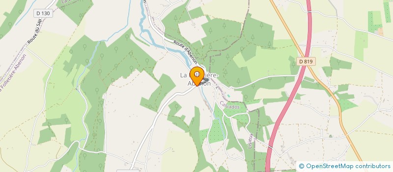 localisation de l'entreprise EARL COISPEL à LA FERTE-EN-OUCHE