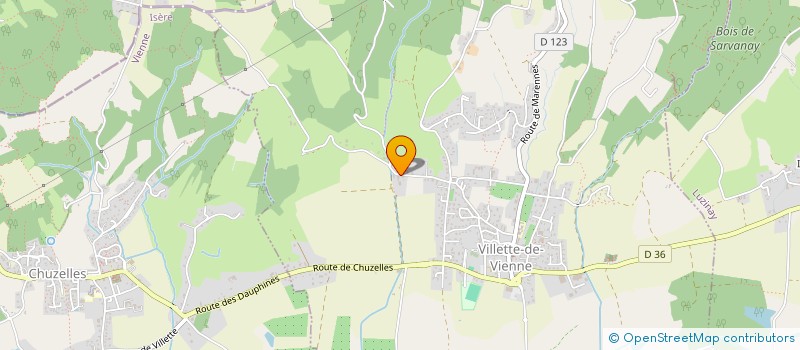 localisation de l'entreprise EARL COLIN  VILLETTE-DE-VIENNE