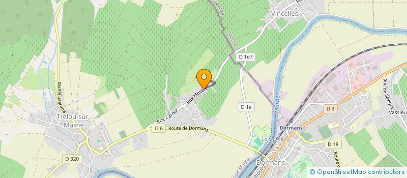 localisation de l'entreprise EARL COLLARD-LECLERC à TRELOU-SUR-MARNE
