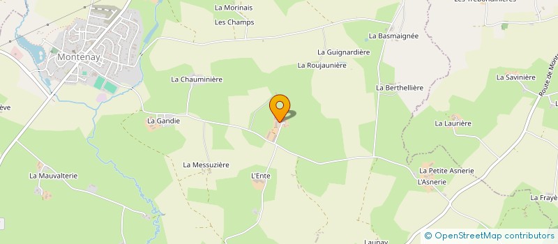 localisation de l'entreprise EARL COLLET à MONTENAY