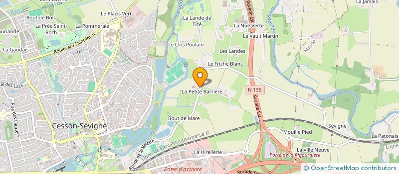 localisation de l'entreprise EARL COLLEU  CESSON-SEVIGNE