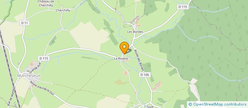 localisation de l'entreprise EARL COLLOT  MARCHESEUIL