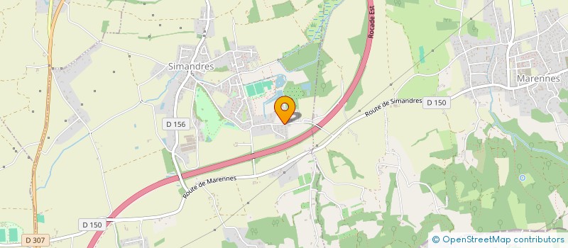 localisation de l'entreprise EARL COLOMBIER LA COTE  SIMANDRES