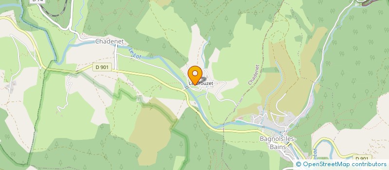 localisation de l'entreprise EARL COMBE SOURDE  MONT LOZERE ET GOULET