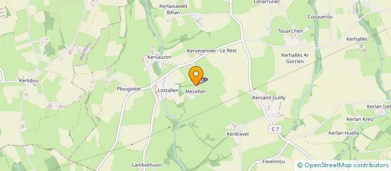 localisation de l'entreprise EARL COMBOT à GUICLAN