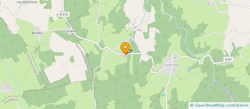 localisation de l'entreprise EARL COMBRE à CISTERNES-LA-FORET