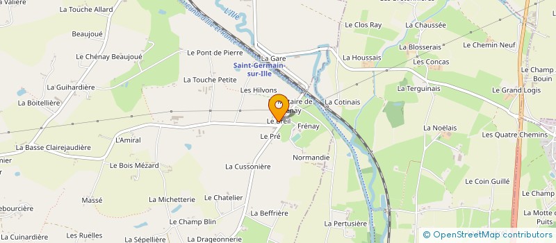 localisation de l'entreprise EARL COMMUNIER à MELESSE