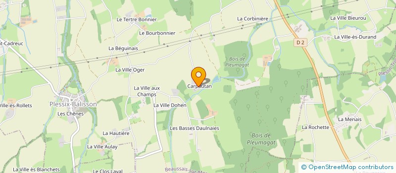 localisation de l'entreprise EARL CONCERT  BEAUSSAIS-SUR-MER