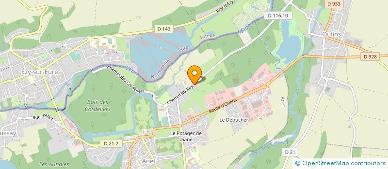 localisation de l'entreprise EARL CONOIR à ANET