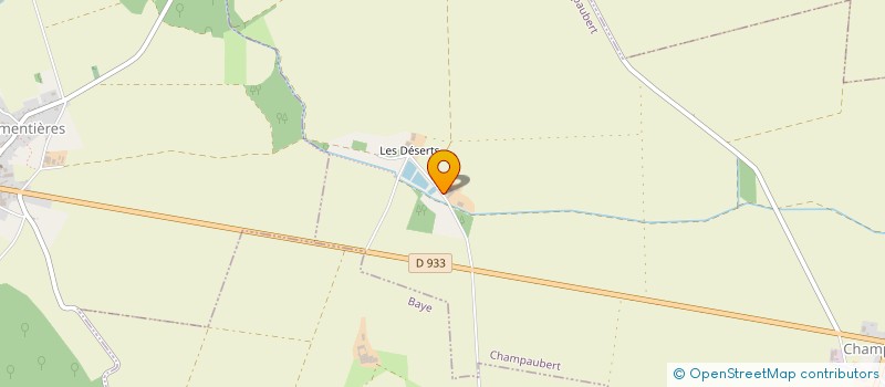 localisation de l'entreprise EARL  CONSTANT DELETAIN  CHAMPAUBERT