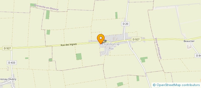 localisation de l'entreprise EARL CONSTANTIN à CHATILLON-LE-ROI