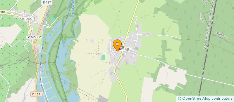 localisation de l'entreprise EARL CONTAL à CHAMAGNE