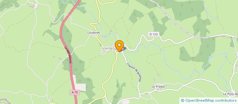 localisation de l'entreprise EARL CONTE à VIEILLESPESSE