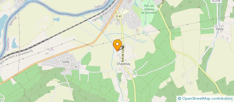 localisation de l'entreprise EARL CONVERT LUSQUIN  DORMANS