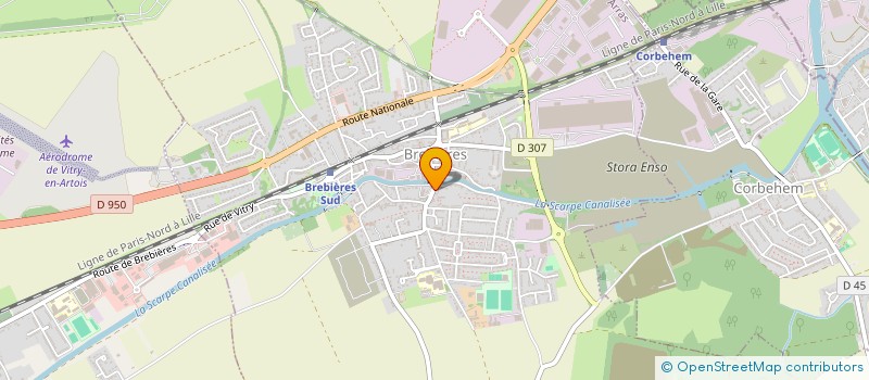 localisation de l'entreprise EARL COPLO  BREBIERES