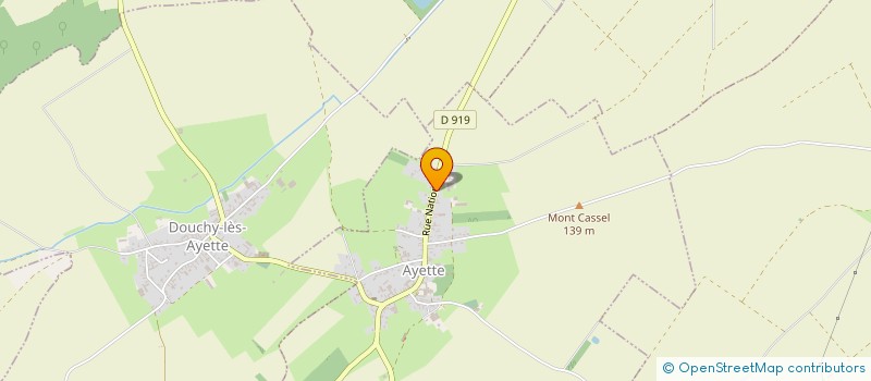 localisation de l'entreprise EARL CORDIER  AYETTE