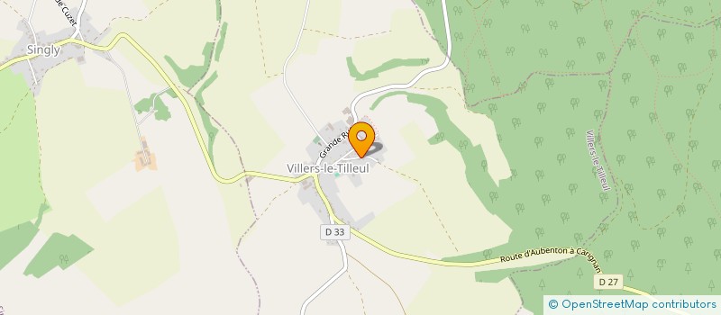 localisation de l'entreprise EARL CORDIER MICHAUX à VILLERS-LE-TILLEUL