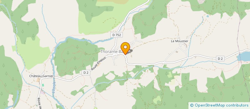 localisation de l'entreprise EARL CORDOEIL à THORAME-BASSE