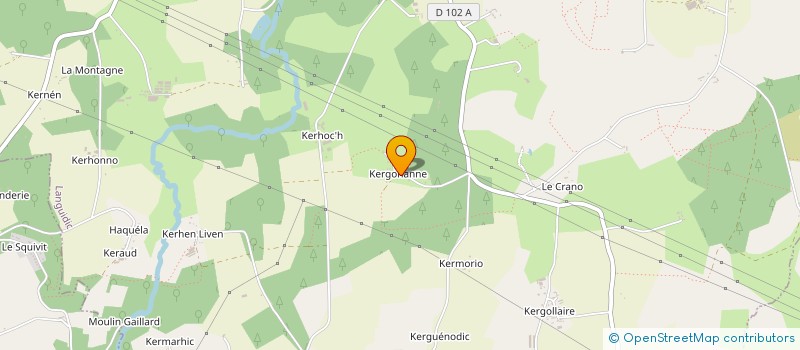 localisation de l'entreprise EARL CORIGNAN à LANGUIDIC