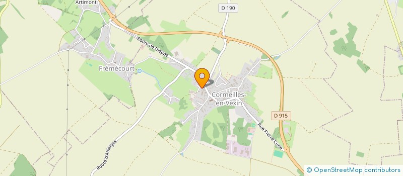 localisation de l'entreprise EARL CORMEILLES-LABBEVILLE à CORMEILLES-EN-VEXIN
