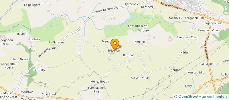 localisation de l'entreprise EARL CORNEC  PLONEIS