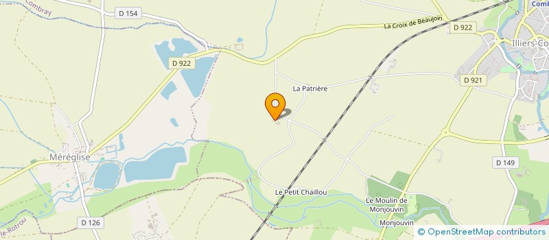 localisation de l'entreprise EARL CORNET à ILLIERS-COMBRAY