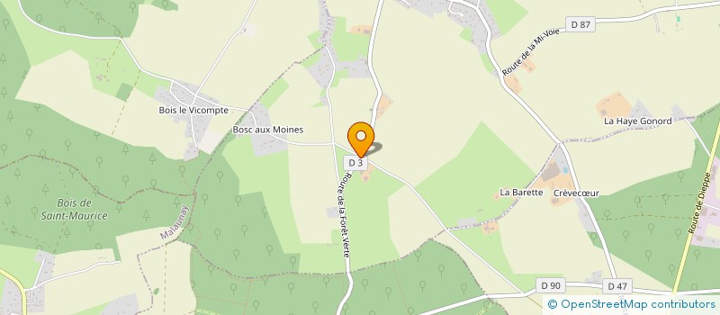 localisation de l'entreprise EARL CORNILLOT  BOSC-GUERARD-SAINT-ADRIEN