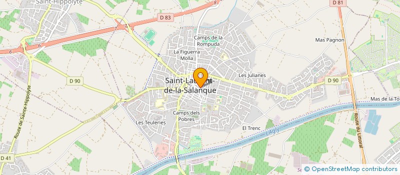 localisation de l'entreprise EARL CORPETTO à SAINT-LAURENT-DE-LA-SALANQUE