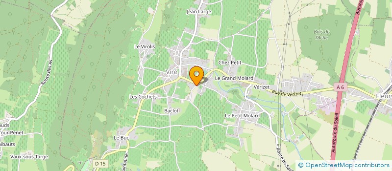 localisation de l'entreprise EARL CORRAND à VIRE
