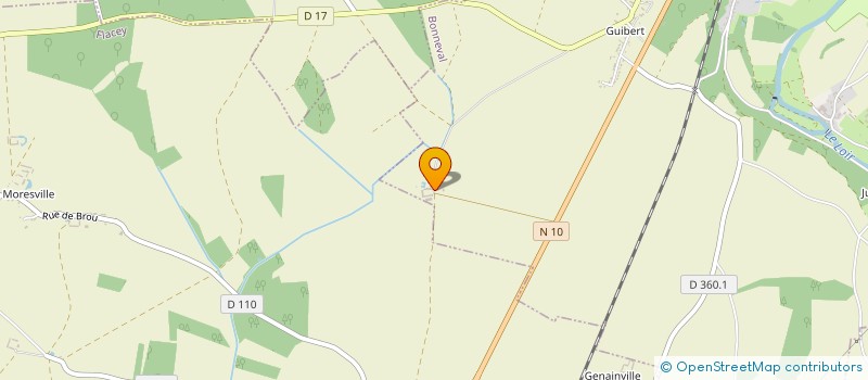 localisation de l'entreprise EARL COSSON à BONNEVAL