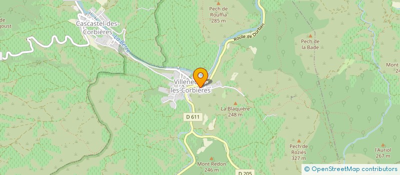localisation de l'entreprise EARL COSTO D AMOURO  VILLENEUVE-LES-CORBIERES
