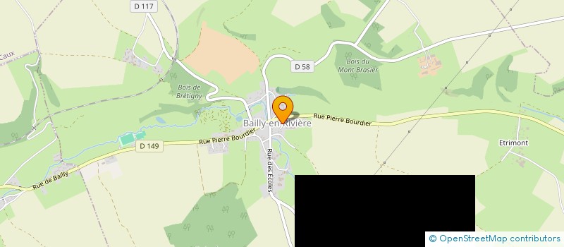 localisation de l'entreprise EARL COTTARD  BAILLY-EN-RIVIERE