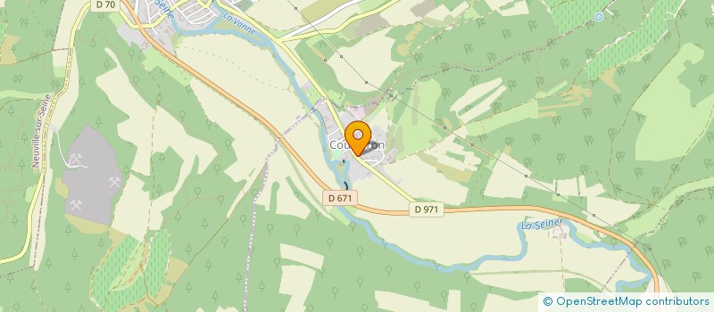 localisation de l'entreprise EARL COTTET-DUBREUIL à COURTERON