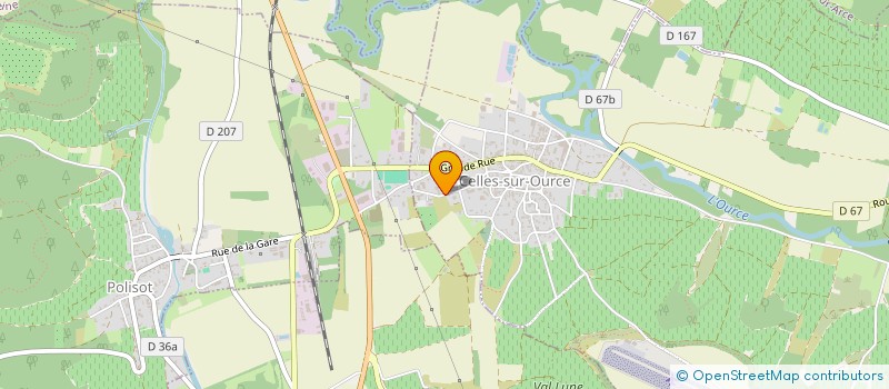 localisation de l'entreprise EARL COTTON DANGIN à CELLES-SUR-OURCE