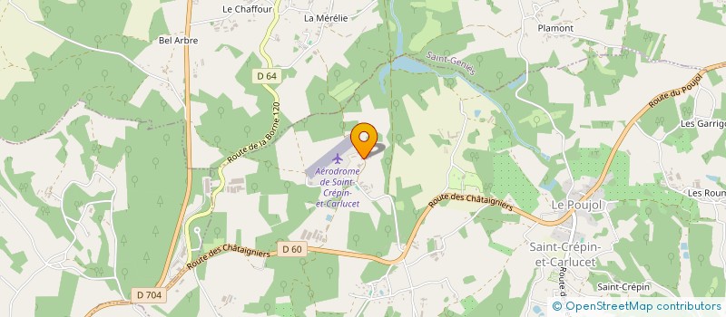 localisation de l'entreprise EARL COUDERC  SAINT-CREPIN-ET-CARLUCET