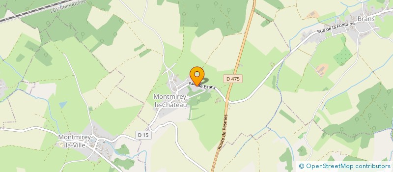 localisation de l'entreprise EARL COUDRY  MONTMIREY-LE-CHATEAU