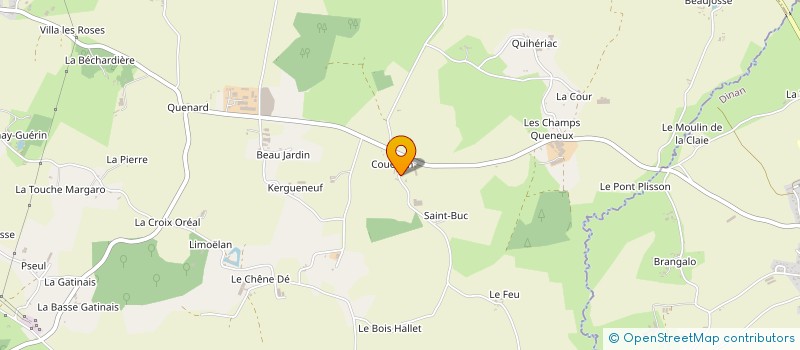 localisation de l'entreprise EARL COUEDAN à SEVIGNAC